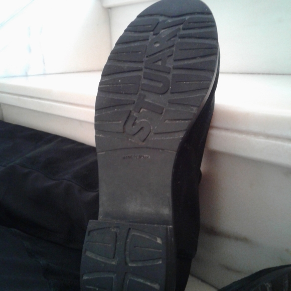 Authentic STUART WEITZMAN 5050 Suede Knee-High Boots - Picture 8 of 10